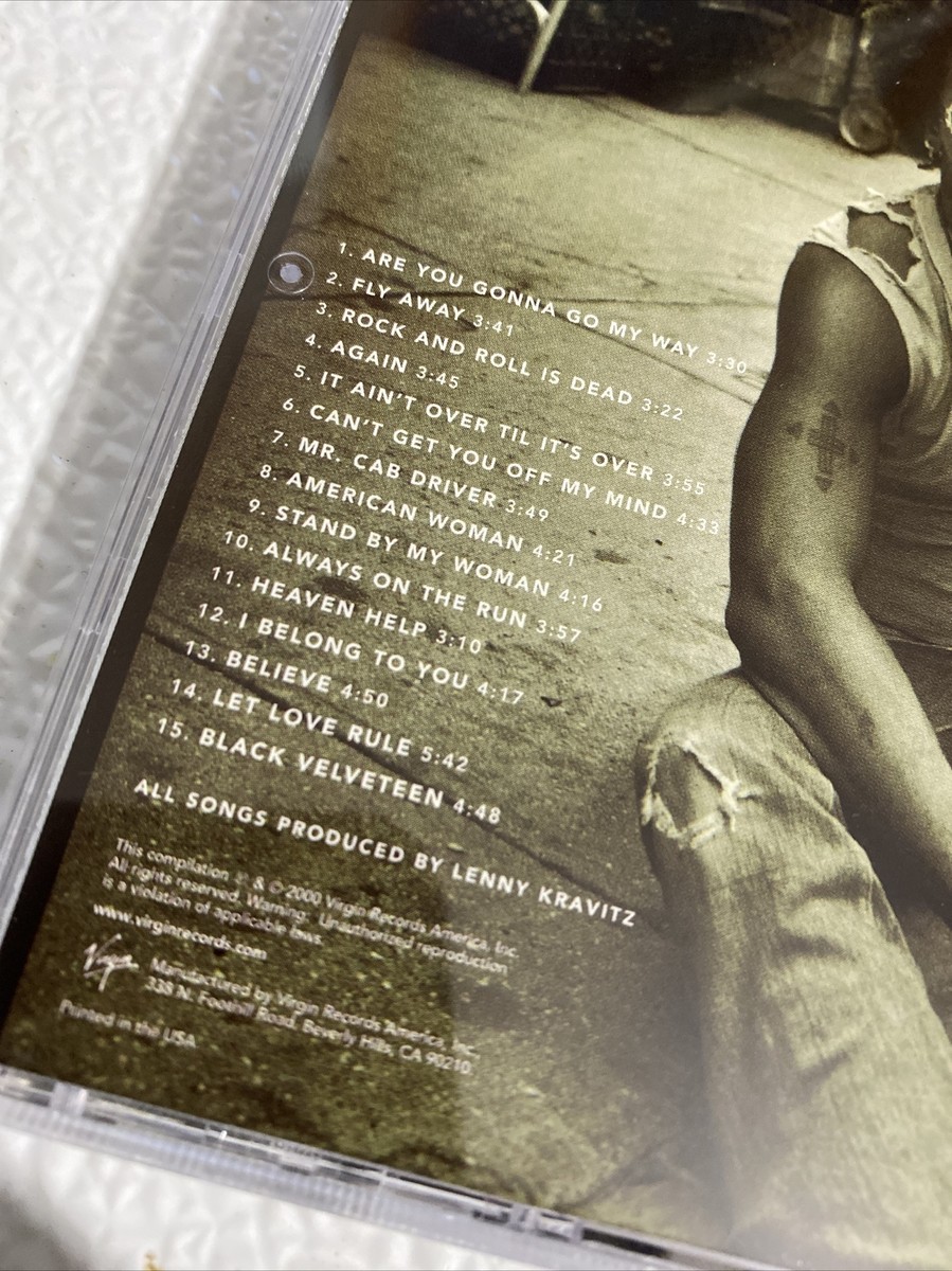 Lenny Kravitz : Greatest Hits Alternative Rock 1 Disc CD Mr Cab