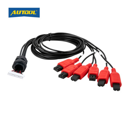 AUTOOL CT150 CT200 Ultrasonic Fuel Injector Cleaner Test Pulse Signal Cables 