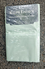 Vth 90s NEW Ralph Lauren Standard/Queen Pillowcases Light Mint Green HTF