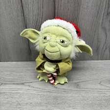 Star Wars Jedi Master Santa Yoda 7" Plush/Stuffed Animal Lucas Films Christmas