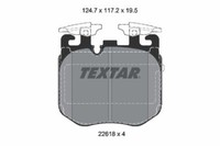 Textar 2261801 Bremsbelagsatz,Scheibenbremse FüR ,Bmw,Bmw (Brillanz),Rolls-Royce