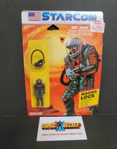 Vintage Coleco 1986 Starcom SGT. Hack Action Figure MOC