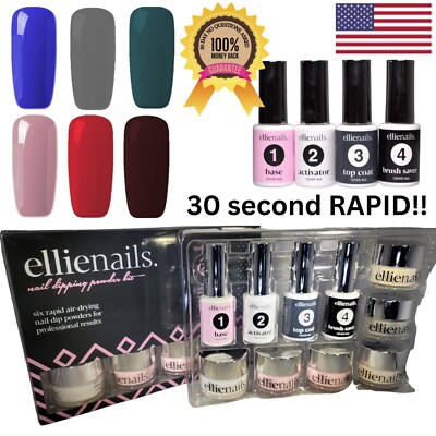 30-second Rapid Air-drying 6 color Nail Dipping Starter Kit - Seabreeze Sunset