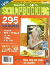Scrapbooking Mixed Media Magazine How To Special Issue Fabric Paint Metal 2012