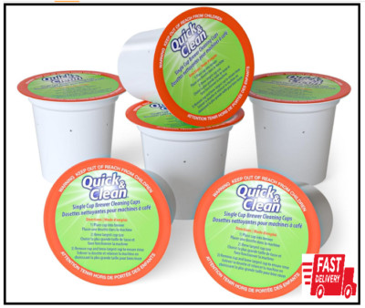 Quick & Clean [6-Pack] Keurig Cleaning Pods - K Cup Cleaner Pod For Keurig - 2.0