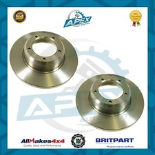 X2 DISCO DE FRENO DELANTERO SÓLIDO PARA LAND ROVER DEFENDER & DISCOVERY 1 - PARTE LR017951