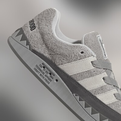 Adidas Adimatic x Neighborhood Grey Shoes NEW (HP6771) Mens Size