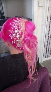 Skull Bridal Hair Vine Headpiece Hair Accessory Swarovski Gothic