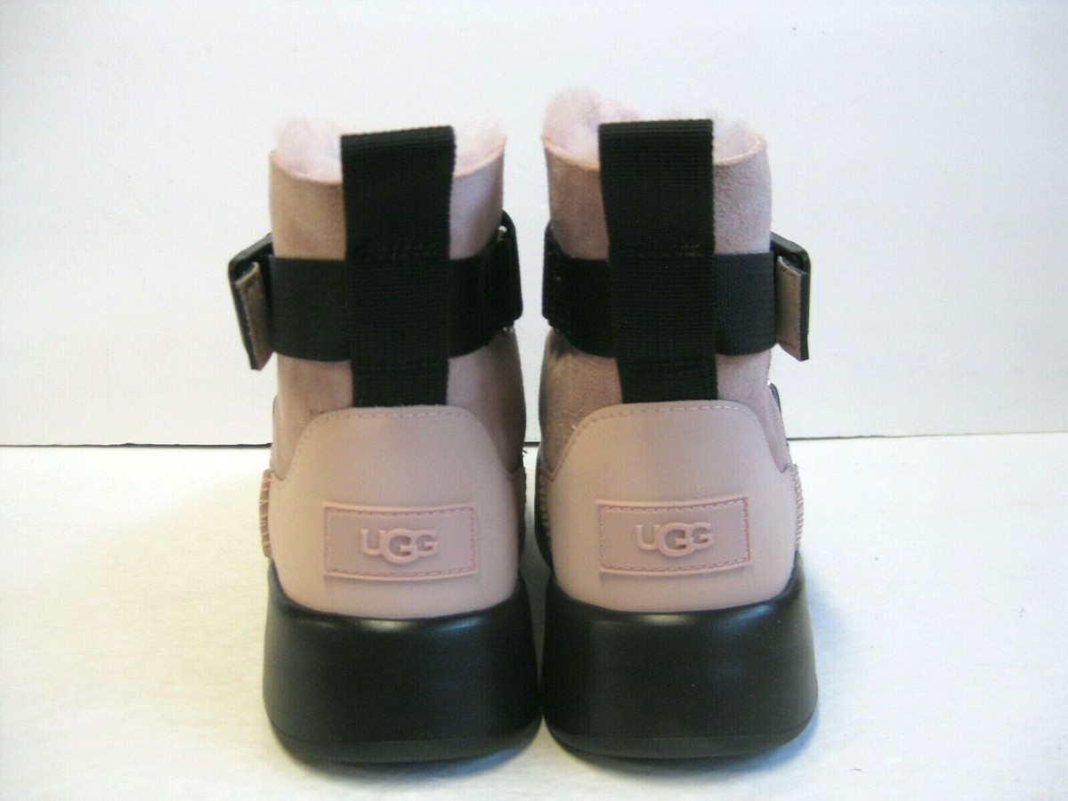 UGG CLASSIC BOOM BUCKLE WOMEN ANKLE BOOTS SUEDE PINK US 7 /UK 5