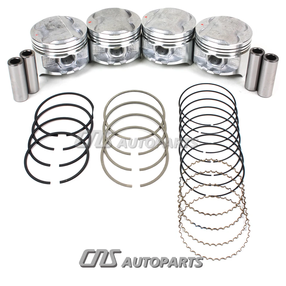 For JDM Honda ZC P29 Acura Integra 1.6L Engine .020" Over Pistons+Ring Set D16A1 Foto 3 de 4