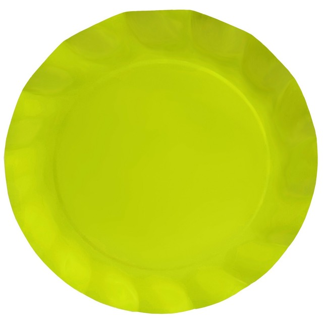 Sophistiplate Paper Charger Plates Petalo Lime Green 2 Packs 45TL Sophistiplate paper charger plates petalo lime green 2 packs 45tl