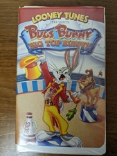 Bugs Bunny Big Top VHS Tape Looney Tunes Cartoons Movie Rare! Good Condition