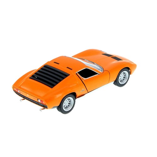 5390. 5 inch Lamborghini Miura P400 1/34 Scale Diecast Model by Kinsmart - ORANG - Picture 3 of 6