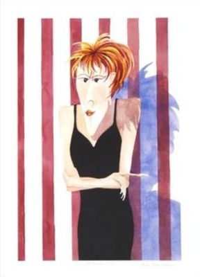 Renee Steger Simpson! ''Little Black Dress'' Limited Edition Serigraph, Signed