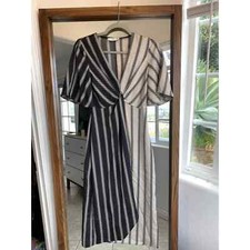 NWOT Mango Suit Black and White Slip Dress