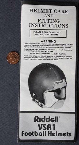 1960s Era Riddell Football helmet VSR1 