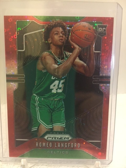 2019-20 Panini PRIZM RC Rookie Romeo Langford #260 FAST BREAK RED 006/125 SSP