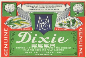 dixie beer t shirt