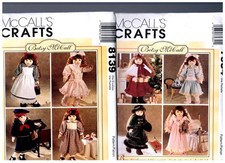 2 Betsy McCall s OOP PATTERNS 7934  8139 Doll Clothes Fits 18" American Girl