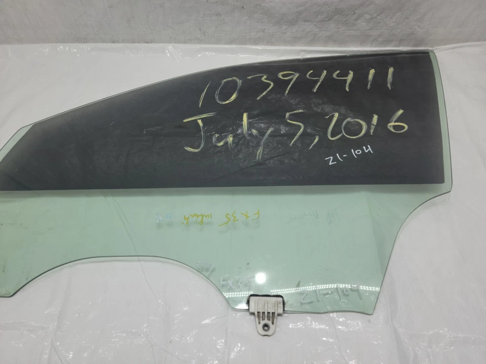 2003-2008 Infiniti FX35 Door Window Glass Front Left Driver Side OEM 80301-CG000 Foto 3 de 3