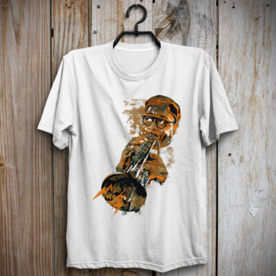 Dizzy Gillespie Jazz Bepop Trumpeter Con Alma Blue n Boogie Good Bait T Shirt