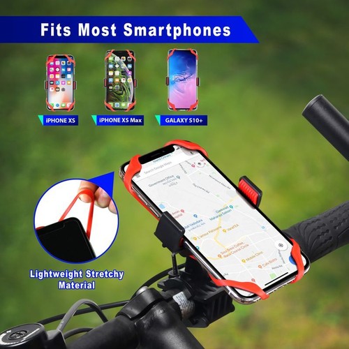 2Pack Cell Phone Mount Holder Motorcycle MTB Bike Bicycle Handlebar Phone Holder - Picture 5 of 10