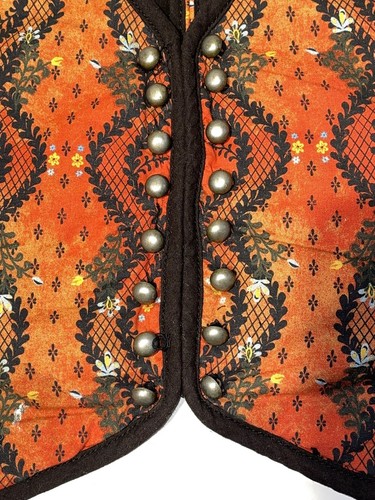 Canotta trapuntata Free People Gemini taglia XS 34 petto ruggine combinata boho festival - Foto 7 di 15