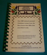 Greater Cincinnati Citizens Council Christmas Cookbook 1984 Ohio