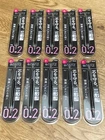 10 Sets Pentel Mechanical Pencil Orenz XPP502-A 0.2mm Black Lots Wholesale Japan