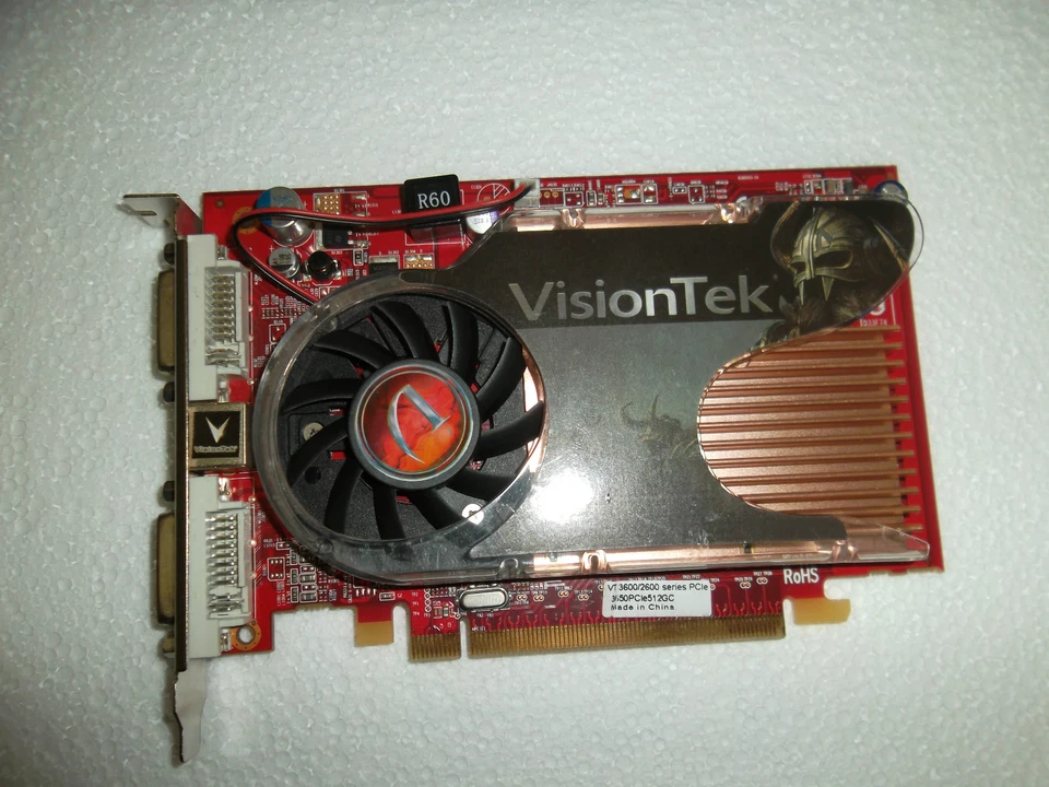VisionTek ATI Radeon HD 3650 PCIe x16 Graphics Card 512MB DVI TV-Out VT-400619 - Image 3 of 4