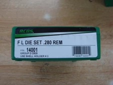 RCBS F L Die Set 280 REM # 14001 NEW