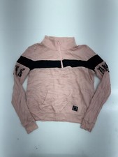 Pink Victorias Secret Light Pink 1/4 Zip Pullover Womens Size Small