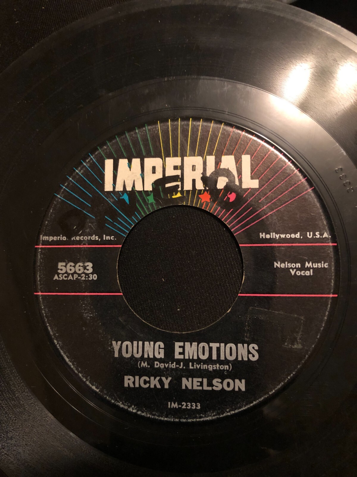 Ricky Nelson on  IM{ 5663