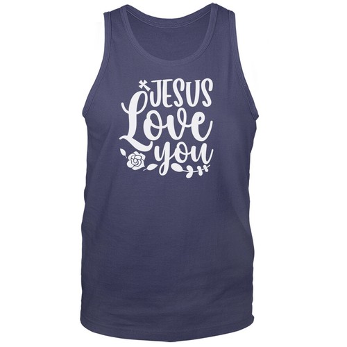 Camiseta sin mangas Jesus Love You Christian Religious God Biblia Iglesia - Imagen 5 de 8