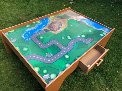 universe of imagination mountain rock train table