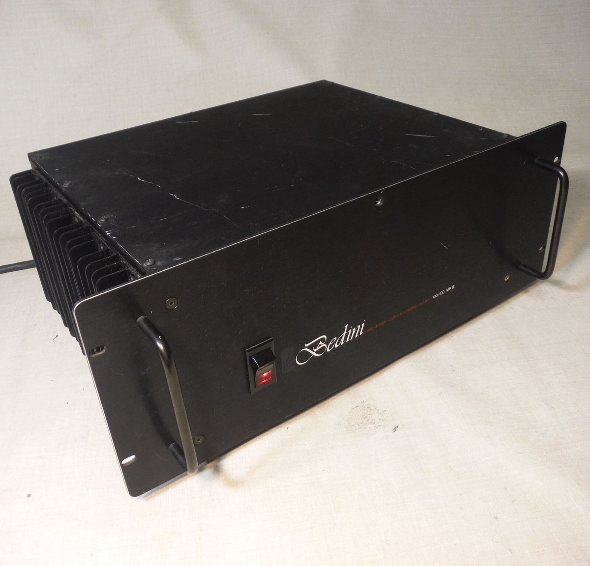 BEDINI AUDIO DESIGN 100/100 MKII CLASS A POWER AMPLIFIER USA MADE