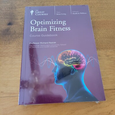 The Great Courses Optimizing Brain Fitness DVD and Course Guidebook NEW