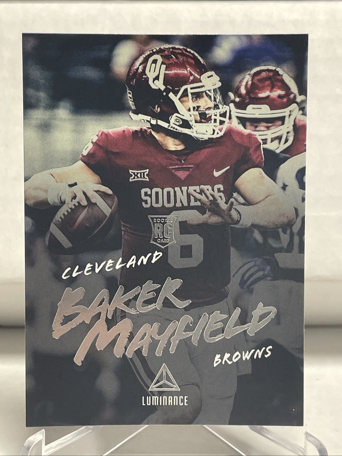 BAKER MAYFIELD 2018 PANINI LUMINANCE ROOKIES ROOKIE CARD RC! SOONERS BUCCANEERS