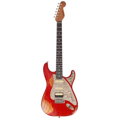 Paoletti Guitars Alfa Loft HSS Heavy Aged Gold Ruby #165522