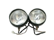 Bumper Headlight Pair Fits Willys Ford Jeep Bumper Headlight Pair Fits Willys Ford Jeep