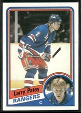 1984-85 Topps #111 Larry Patey New York Rangers