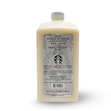 Starbucks - White Chocolate Mocha Sauce - Combo: 63 fl oz Bottle With Pump