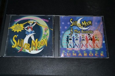 Sailor Moon Soundtrack & Lunarock, 2 Music CD albums with booklets, Tested