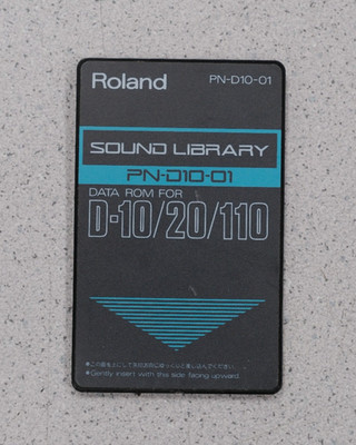 Roland PN-D10-01 Data Card for D-10 / D-20 / D-110 FREE SHIPPING!
