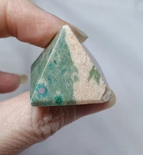 Ruby in Fuchsite Pyramid Healing Crystal Mineral Untreated Emphatic Warrior 