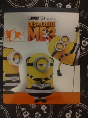 Despicable Me 3- Blu Ray/DVD Steelbook -See Des for Shipping Deals
