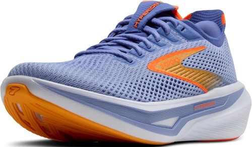 Size 9 - Brooks Hyperion Gray Blue Orange Running Shoe Men  display picture 3