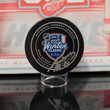 Tomas Tatar Signed 2014 Winter Classic Game Puck Detroit Red Wings NHL