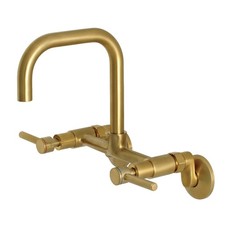 Kingston Brass KS813 Concord 1.8 GPM Widespread Bridge Kitchen - Brass