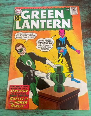 DC Comics Green Lantern #9 (1961) FN- 1st Cover, 2nd Appearance of Sinestro